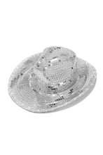 Load image into Gallery viewer, Silver Disco Cowgirl Hat
