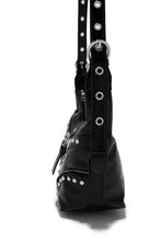 Load image into Gallery viewer, Elley Studded Shoulder Bag - Black

