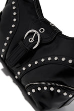 Load image into Gallery viewer, Elley Studded Shoulder Bag - Black

