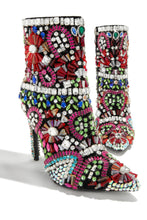 Load image into Gallery viewer, High Heel Embellished Booties 
