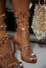 Load image into Gallery viewer, Feeling Divine Embellished Around The Ankle Coil Heels - Multi
