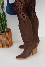 Load image into Gallery viewer, Festival Forever Cowgirl Boots - Brown
