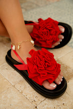 Load image into Gallery viewer, Red Florence Sandals
