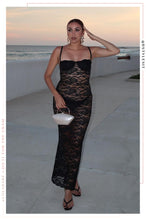 Load image into Gallery viewer, Scallop Lace Maxi Dress
