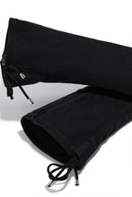 Load image into Gallery viewer, Gigi Over The Knee Heel Boots - Black Suede
