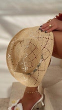 Load image into Gallery viewer, Gloriana Straw Western Hat - Ivory
