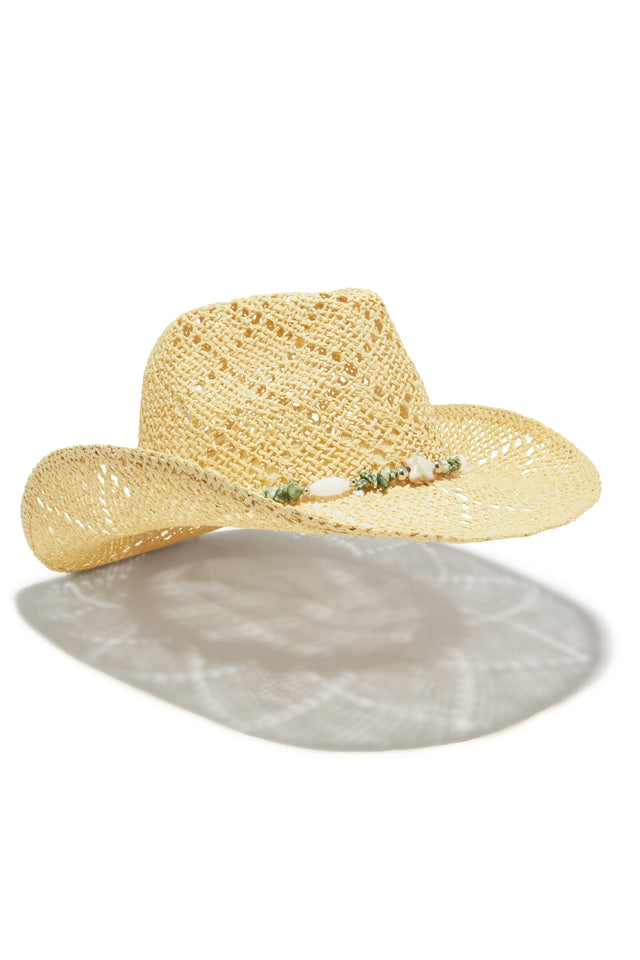 Load image into Gallery viewer, Gloriana Straw Western Hat - Ivory
