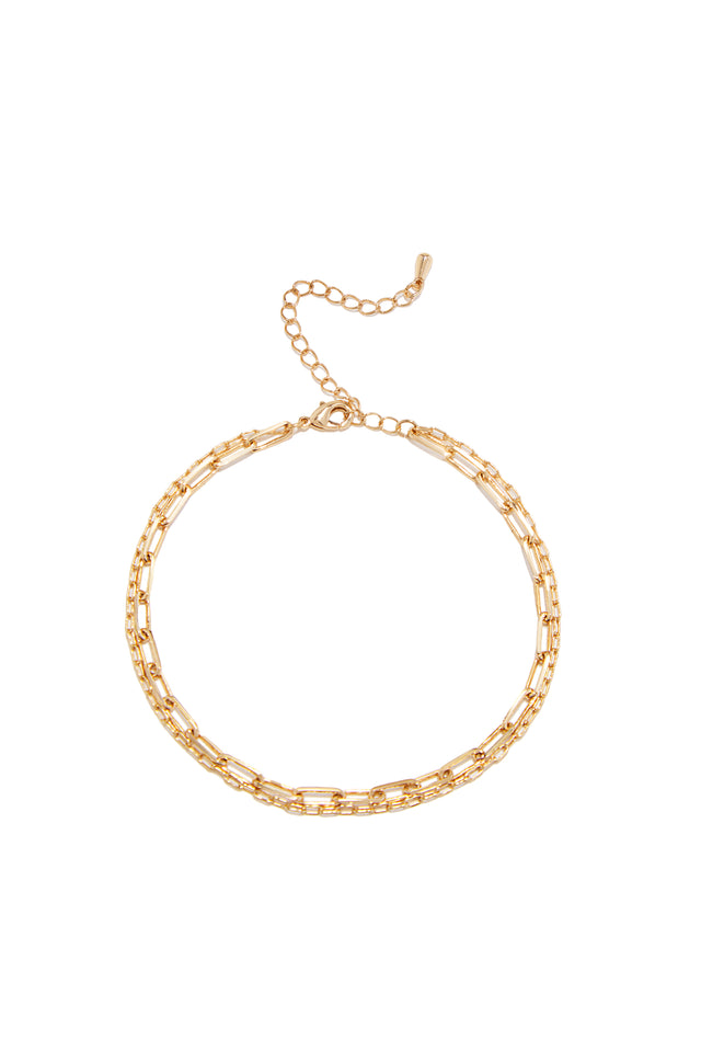 Load image into Gallery viewer, Melany Layered Anklet - Gold
