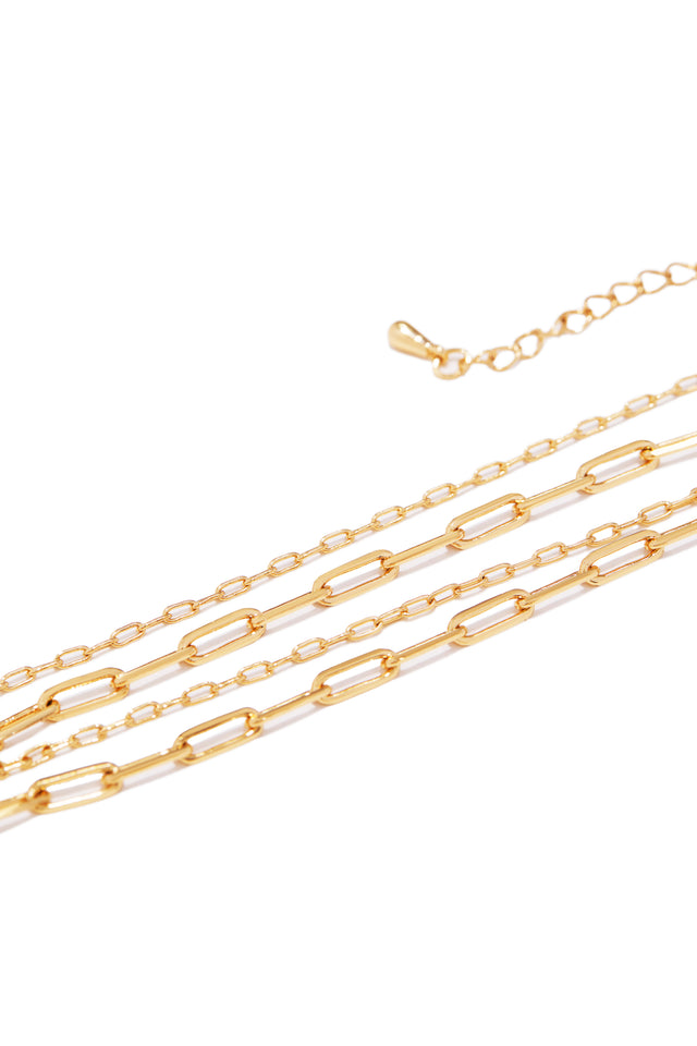 Load image into Gallery viewer, Melany Layered Anklet - Gold
