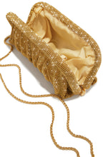 Load image into Gallery viewer, Gala Nights Embellished Clutch Bag - Gold

