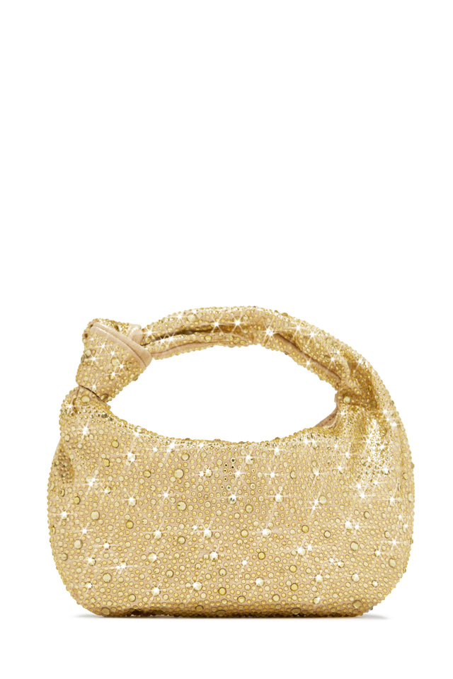 Load image into Gallery viewer, Gold Embellished Top Handle Bag
