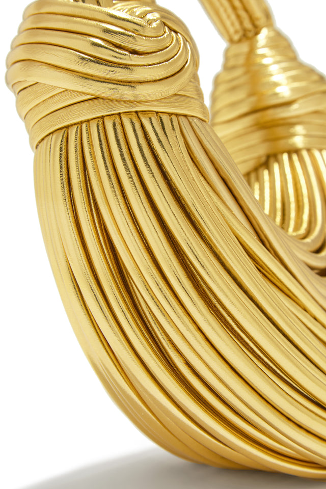Load image into Gallery viewer, Gold-Tone Spaghetti Bag

