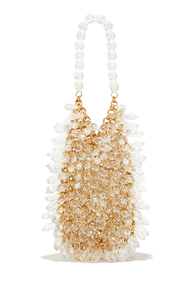 Load image into Gallery viewer, Clear Beaded Bag
