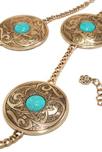 Load image into Gallery viewer, Avery Pendant Chain Belt - Gold
