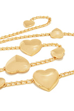 Load image into Gallery viewer, Smooth Heart Pendant Chain Belt

