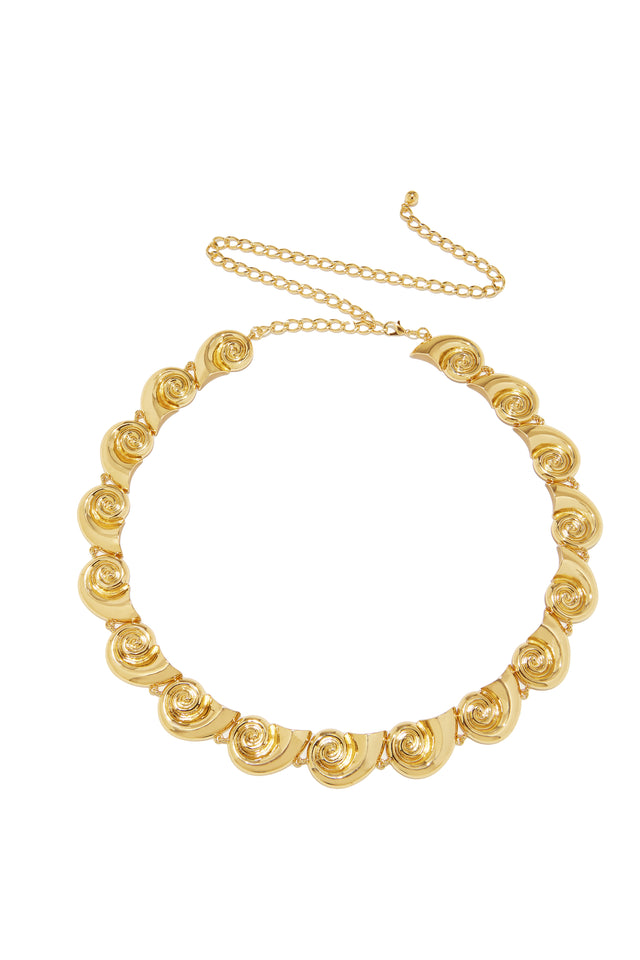 Load image into Gallery viewer, Leilani Sea Shell Chain Belt - Gold

