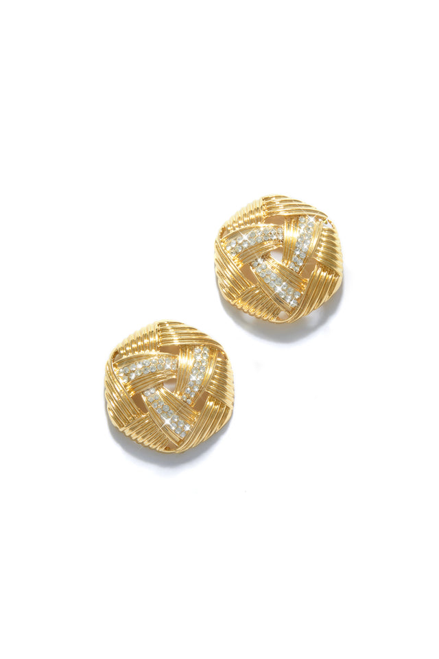 Load image into Gallery viewer, Chunky Embellished Stud Earring 
