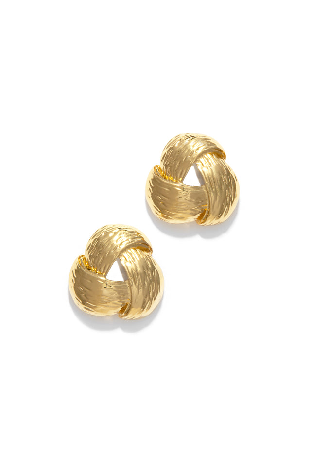 Load image into Gallery viewer, Gold Chunky Earring
