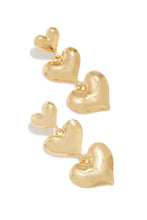 Load image into Gallery viewer, Gold Tiered Hearts
