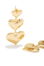 Load image into Gallery viewer, Tiered Gold Earrings
