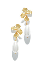 Load image into Gallery viewer, Josette Floral Dangle Earring - Gold
