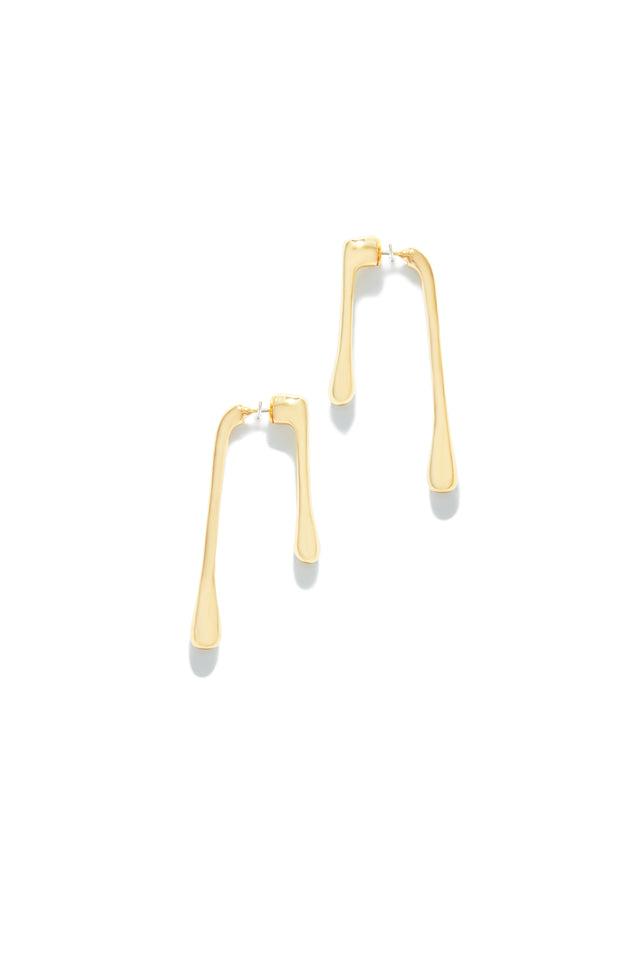 Load image into Gallery viewer, Nalina Abstract Statement Earring - Gold
