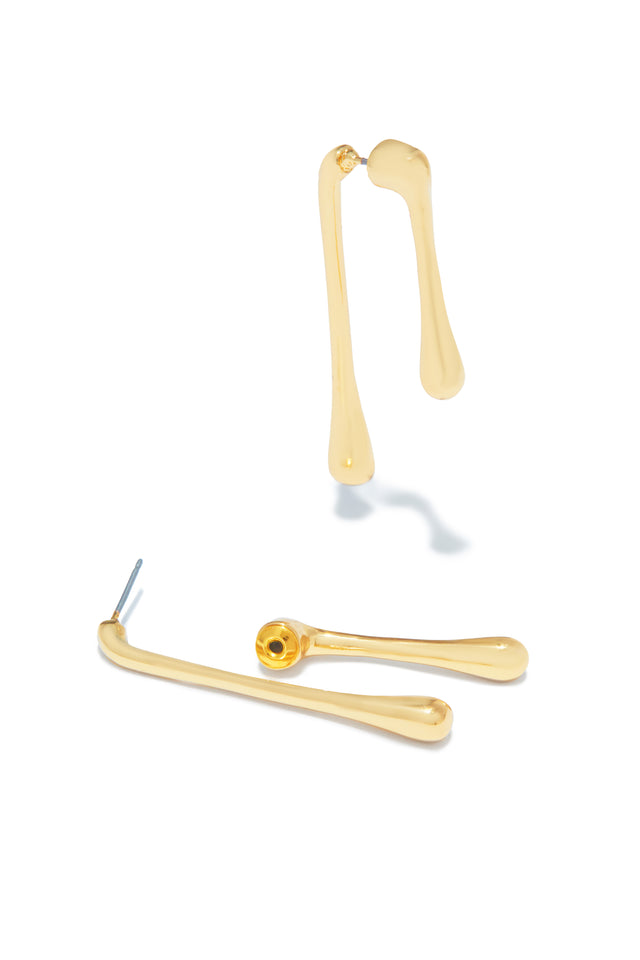 Load image into Gallery viewer, Nalina Abstract Statement Earring - Gold
