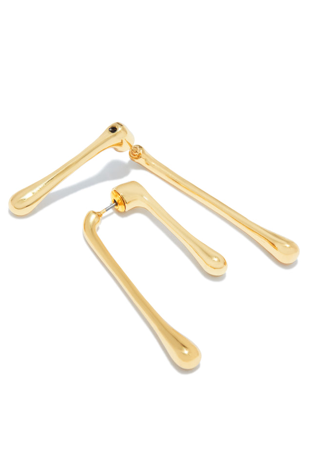 Load image into Gallery viewer, Nalina Abstract Statement Earring - Gold
