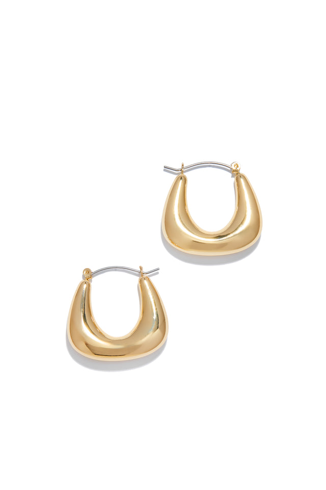 Load image into Gallery viewer, Summer Gold Tone Hoops

