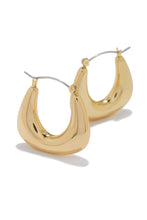 Load image into Gallery viewer, Gold Tone Chunky Hoops
