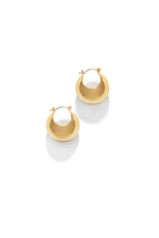 Load image into Gallery viewer, Gold Tone Hoop Earring
