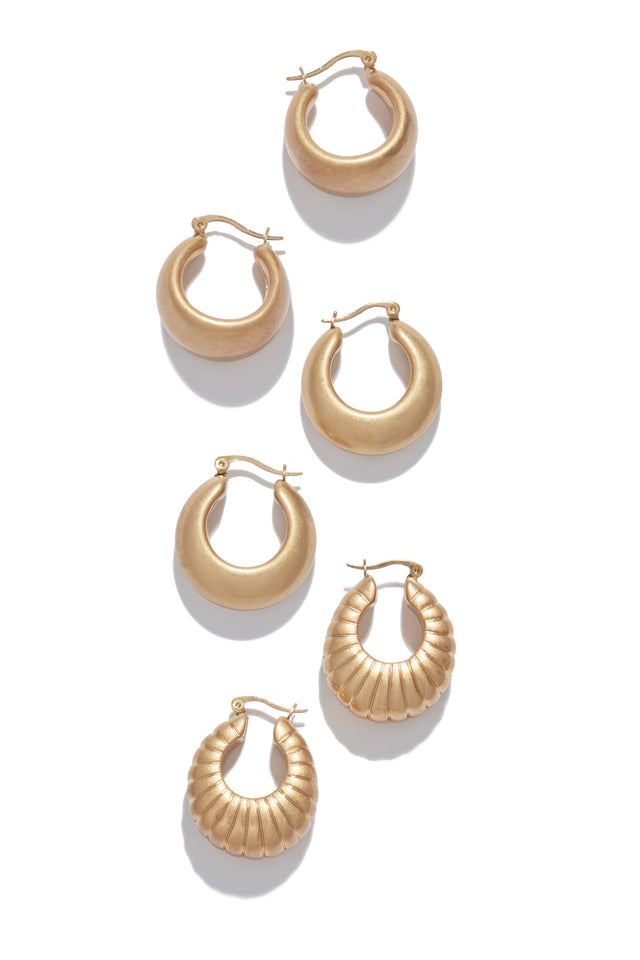 Load image into Gallery viewer, 3pc Hoop Set
