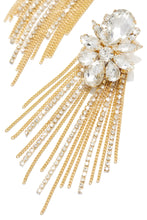 Load image into Gallery viewer, Gold-Tone Earring Rhinestone Earring
