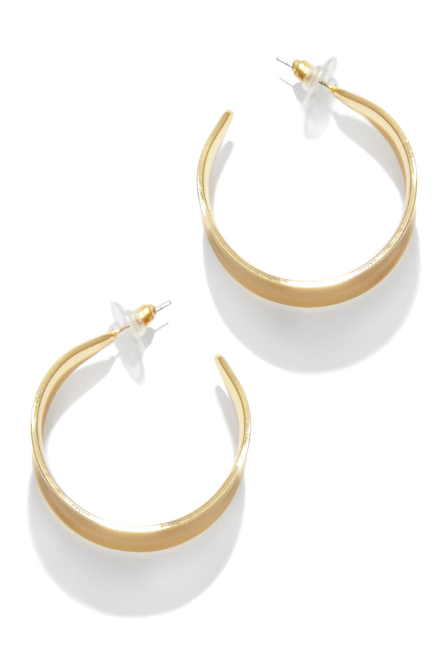 Load image into Gallery viewer, Hoop Gold Earrings
