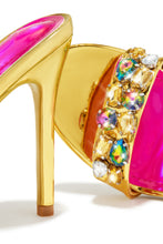 Load image into Gallery viewer, Gold-Tone Embellished Heels

