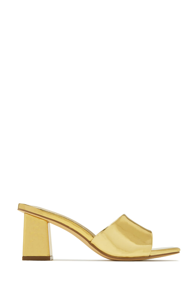 Load image into Gallery viewer, Valentine Block Heel Mules - Silver
