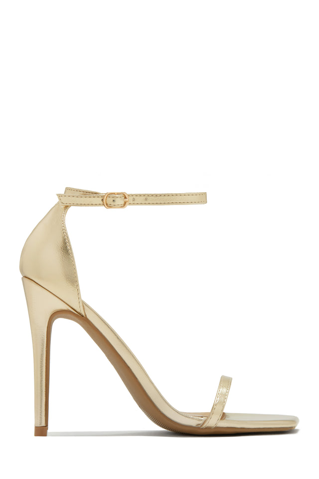 Load image into Gallery viewer, Gold-Tone Single Sole High Heels
