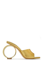 Load image into Gallery viewer, Gold Metallic Mule
