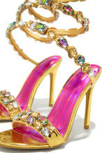 Load image into Gallery viewer, Gold Embellished Heels
