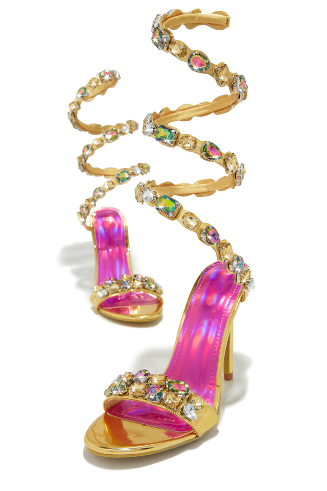 Load image into Gallery viewer, Gold Heels
