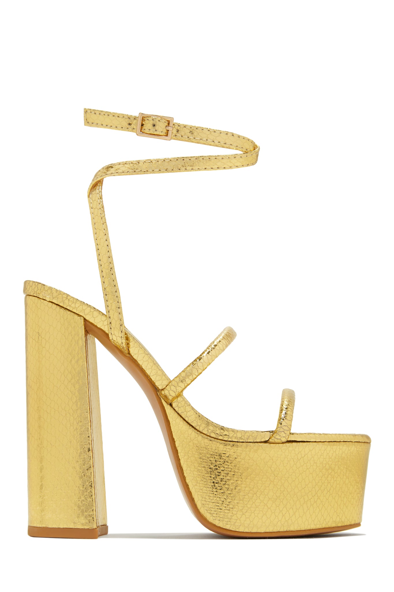Buy Yellow Embellished Claire Strap Block Heels by Aanchal Sayal Online at  Aza Fashions.