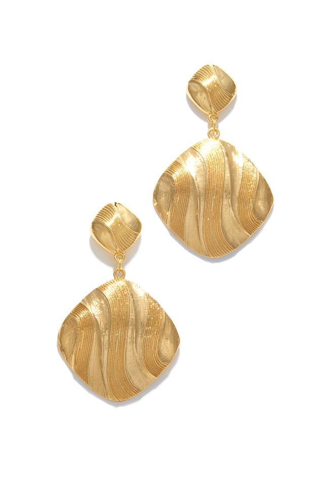 Load image into Gallery viewer, Spring Gold Earring

