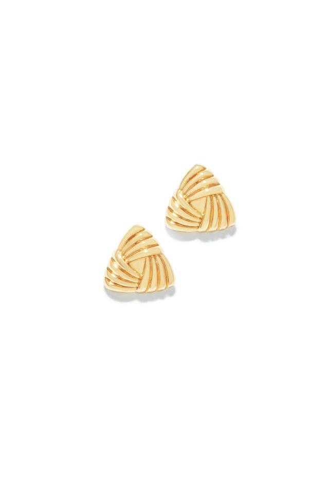 Load image into Gallery viewer, Julianna Triangle Statement Earring - Gold
