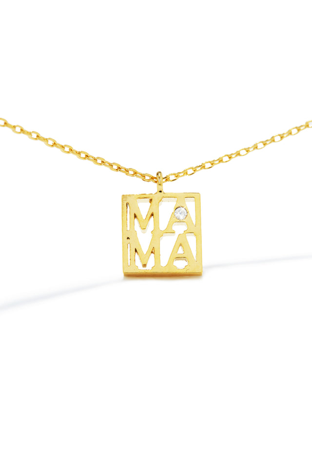 Load image into Gallery viewer, Gold-Tone Mother&#39;s Day Necklace

