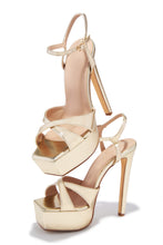 Load image into Gallery viewer, Hot Bombshell Platform High Heels - Gold
