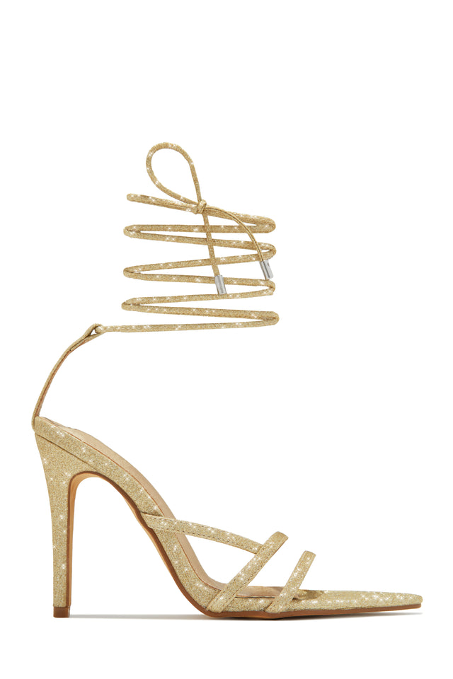 Load image into Gallery viewer, Gold Date Night Heels
