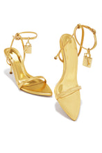 Load image into Gallery viewer, Locked In Love Mid Heels - Gold
