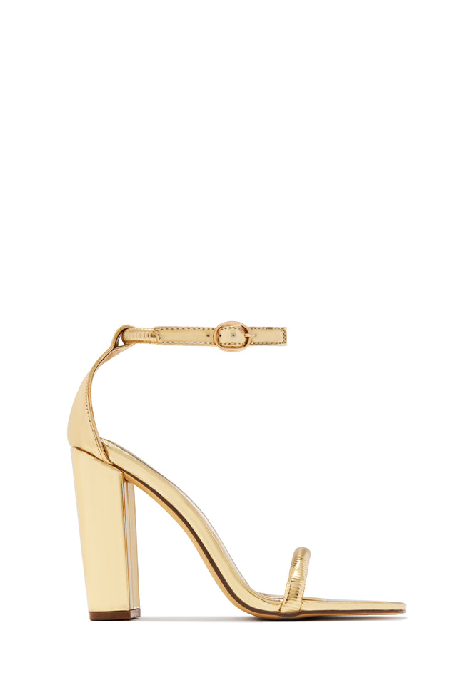 Marci Block Heels - Gold