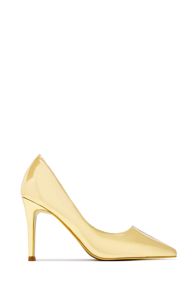 Load image into Gallery viewer, Kylan Heel Pumps - Gold

