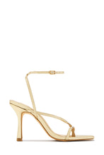 Load image into Gallery viewer, Eren Ankle Strap Heels - Gold
